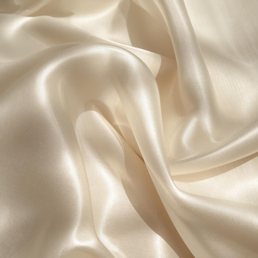 draped mulberry silk fabric,