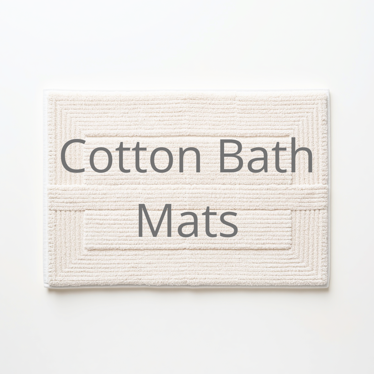 cotton bath mats